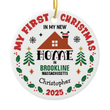 First Christmas In My New Home Personalized