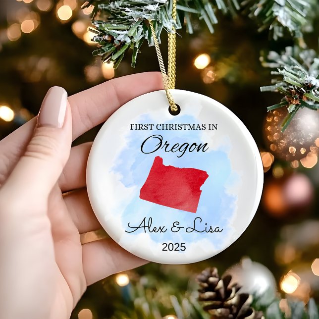 First Christmas in Oregon State Ornament (Creator Uploaded)