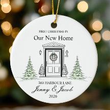 First Christmas In Our New Home 2026 Personalised