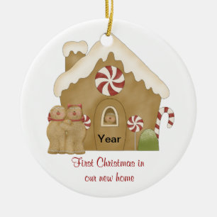 First Christmas in our New Home Ceramic Ornament