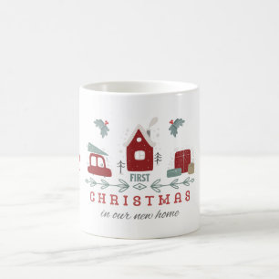 First Christmas in Our New Home Keepsake Family Coffee Mug
