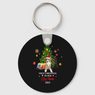 First Christmas In Our New Home Xmas Dalmatian T S Keychain