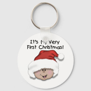 First Christmas Latino Baby Tshirts and Gifts Keychain