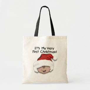 First Christmas Latino Baby Tshirts and Gifts Tote Bag