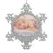 First Christmas Lavender Purple Baby Girl Photo