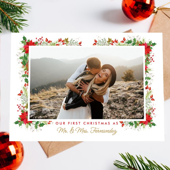  First Christmas Married Holiday Card (Creator Uploaded)