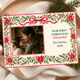 First Christmas Married Photo Holiday Card
