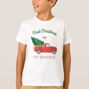 First Christmas Matching Family Holiday Brother T-Shirt
