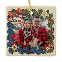 First Christmas Mr and Mrs Nordic Botanical Photo 