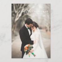 First Christmas Mr. & Mrs. Holiday Photo Card
