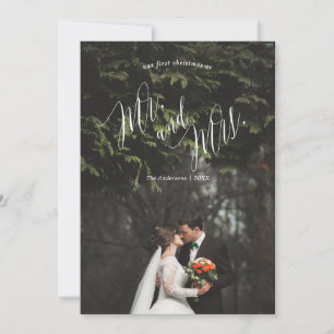 First Christmas Mr. & Mrs. Holiday Photo Card