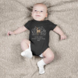 First Christmas natural reindeers delicate modern Baby Bodysuit<br><div class="desc">First Christmas natural reindeer delicate elegant modern design. Part of a stunning collection.</div>