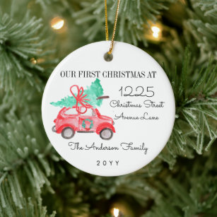 Our First Home Christmas Ornament 2021
