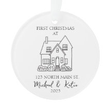 First Christmas New Home Ornament