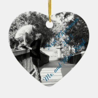 First Christmas Ornament...............customize Ceramic Ornament