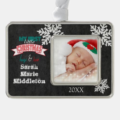 First Christmas Photo Christmas Ornament