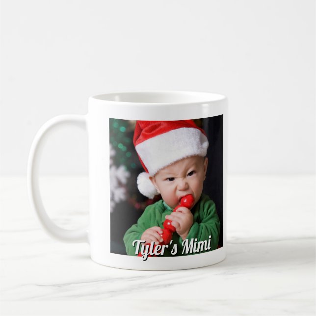 First Christmas Photo Mimi Coffee Mug (Left)