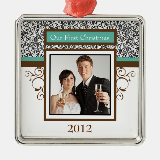 First Christmas Photo Ornament (Front)