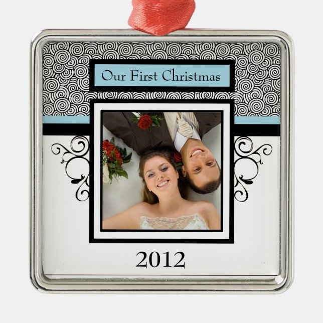First Christmas Photo Ornament (Front)