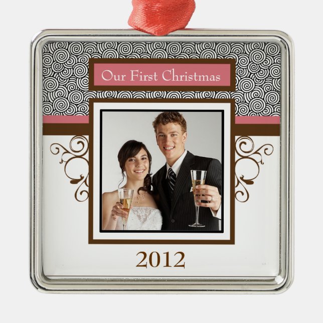 First Christmas Photo Ornament (Front)