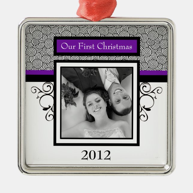First Christmas Photo Ornament (Front)