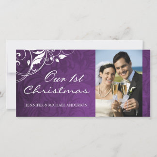 First Christmas Photocards Holiday Card