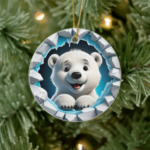 First Christmas Polar Bear Ornament