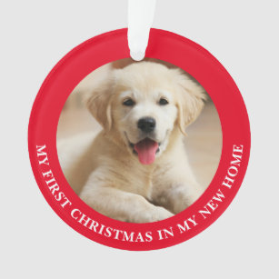 rescue dog christmas ornament