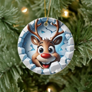 First Christmas Reindeer Ornament