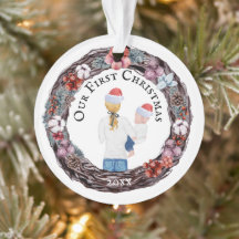 First Christmas single mother Santa hat PHOTO