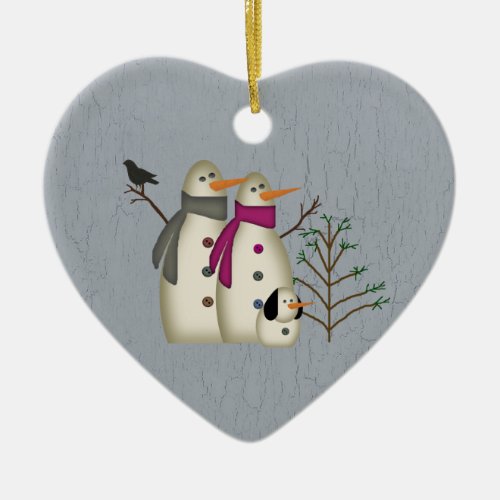 First Christmas Snow Couple and Dog Ornament