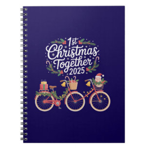 First Christmas Together 2025 Romantic Couple  Notebook