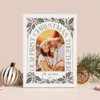 First Christmas Together Arch 3 Photo Collage