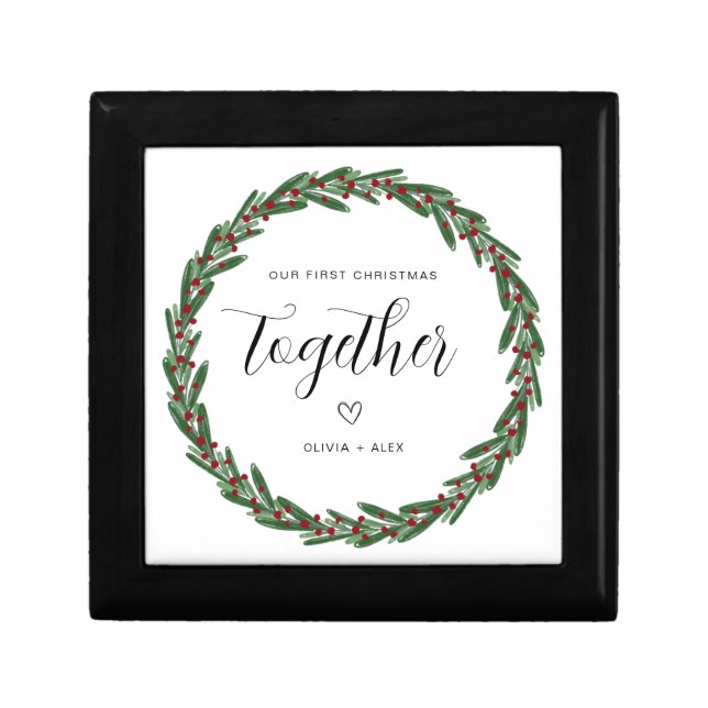 First Christmas Together Christmas Couple Gift Box (Front)