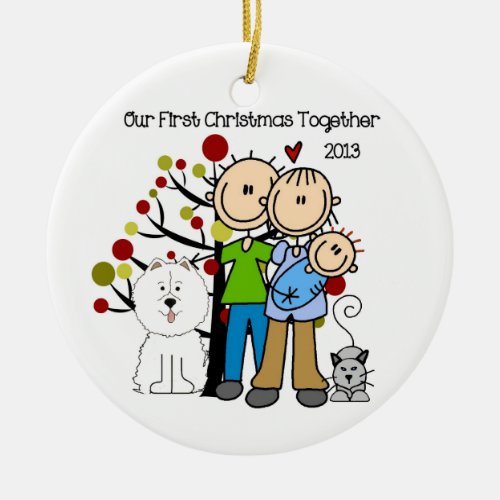 First Christmas Together Family Ornament