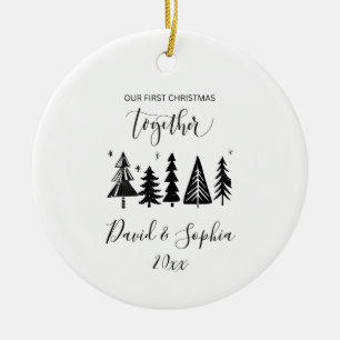 First Christmas Together Ornament – Custom Names