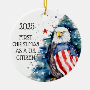 First Christmas U.S. Citizen Ornament Eagle