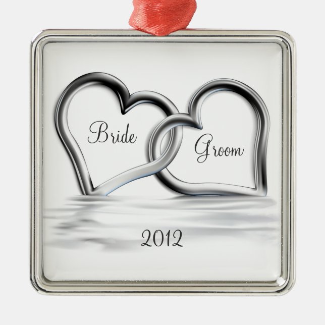 First Christmas Wedding Ornament (Front)