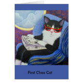First Class Cat Cards (Front)