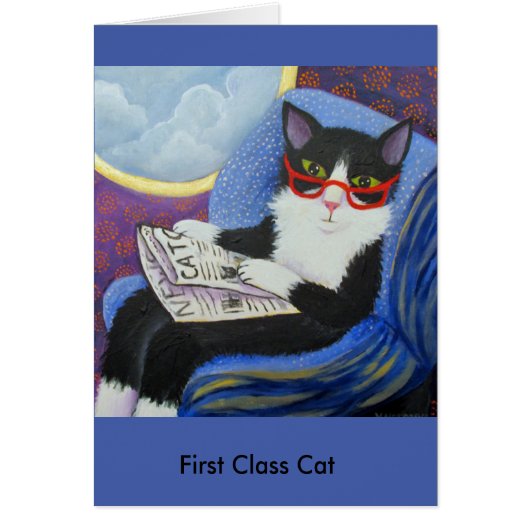 First Class Cat Cards (Front)