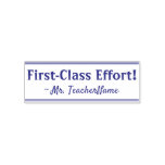 [ Thumbnail: "First-Class Effort!" Tutor Feedback Rubber Stamp ]