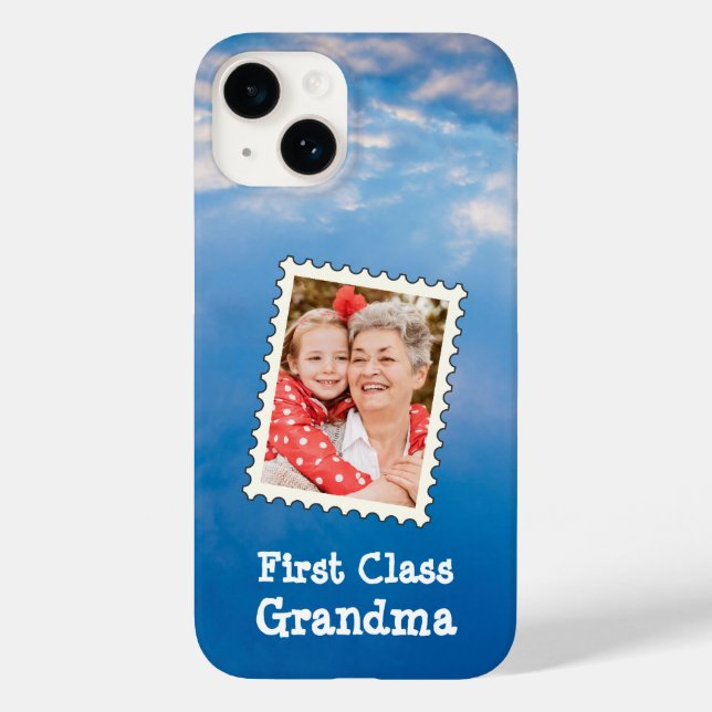 First Class Grandma Best Grandma Ever custom photo Case-Mate iPhone Case (Back)
