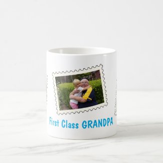 First Class Grandpa Best Grandpa 3 custom photos