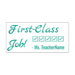 [ Thumbnail: "First-Class Job!" Marking Rubber Stamp ]
