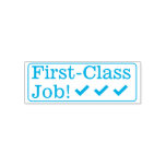 [ Thumbnail: "First-Class Job!" Tutor Feedback Rubber Stamp ]
