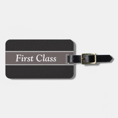 First Class - Luggage Tag