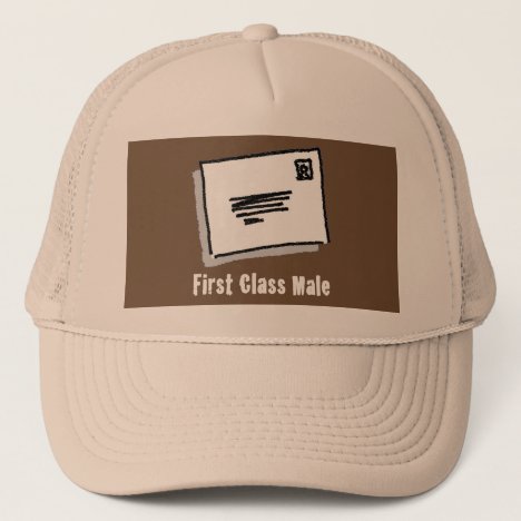 First Class Male Trucker Hat