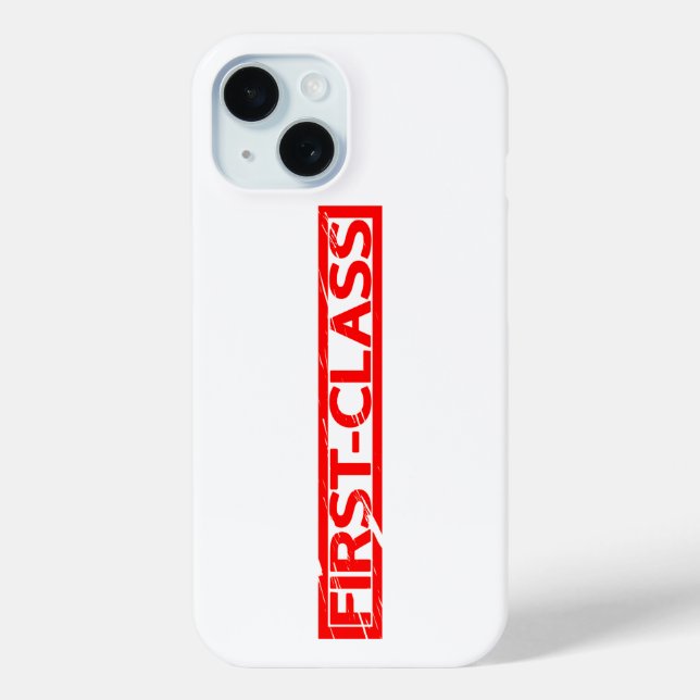 First-class Stamp Case-Mate iPhone Case (Back)