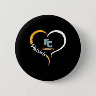 First Colonial Patriots Logo Half Heart Slogan Hs  Button