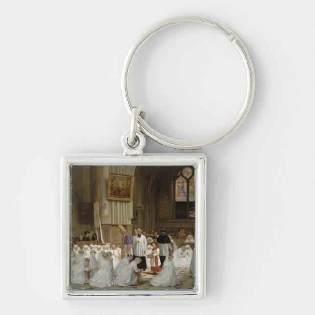 First Communion, 1867 Keychain (Front)